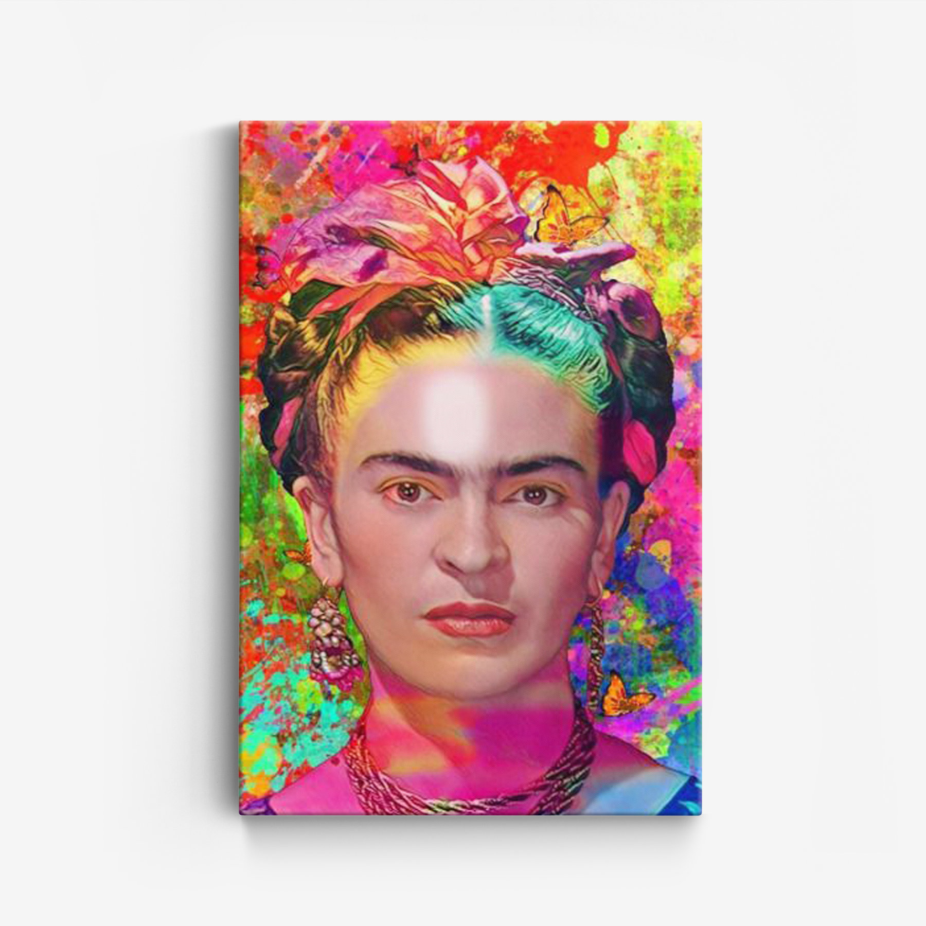 Canvas – Frida Kahlo abstrakt porträtt