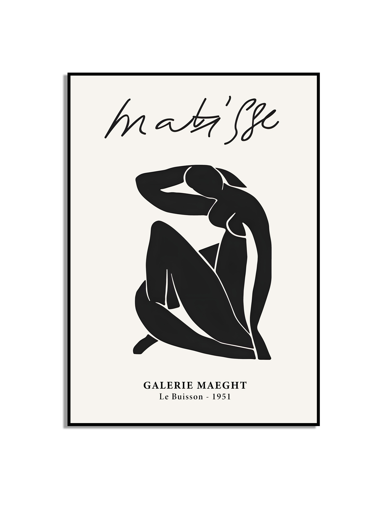 Affisch – Matisse / Svart