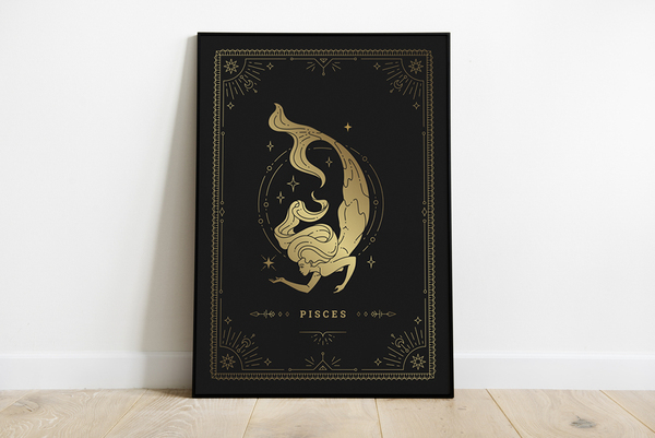 Affisch – Stjärntecken / Pisces