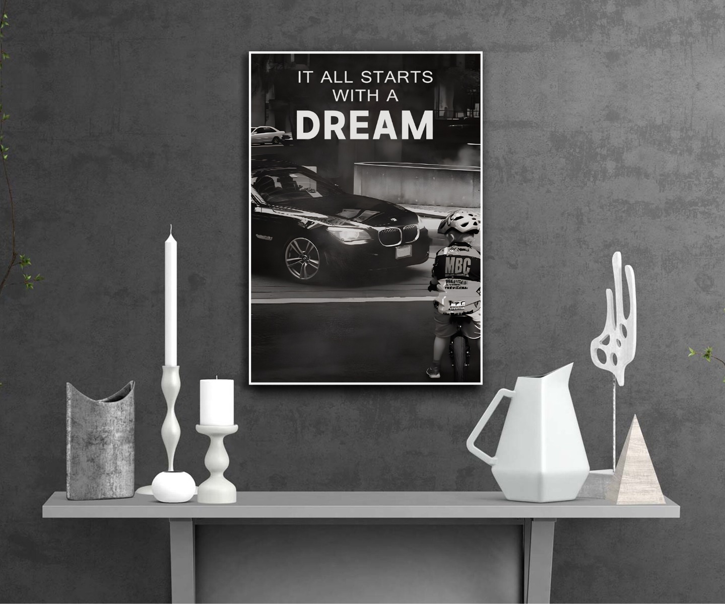 Affisch – IT ALL STARTS WITH A DREAM