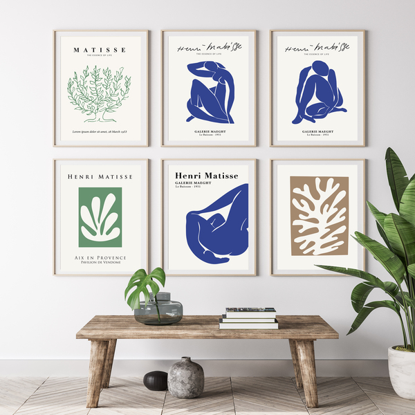Posters –  Matisse Henri / set om 6