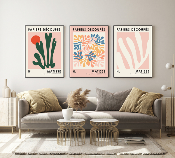 Posters -  Matisse / 02  / Set med 3
