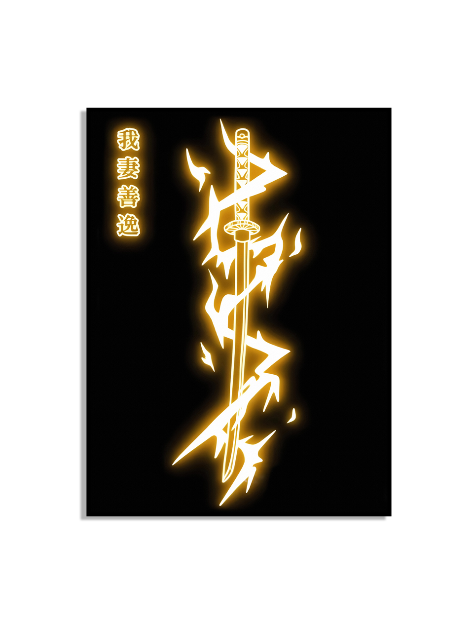 Affisch – Japan Anime-figur / Neon / 12