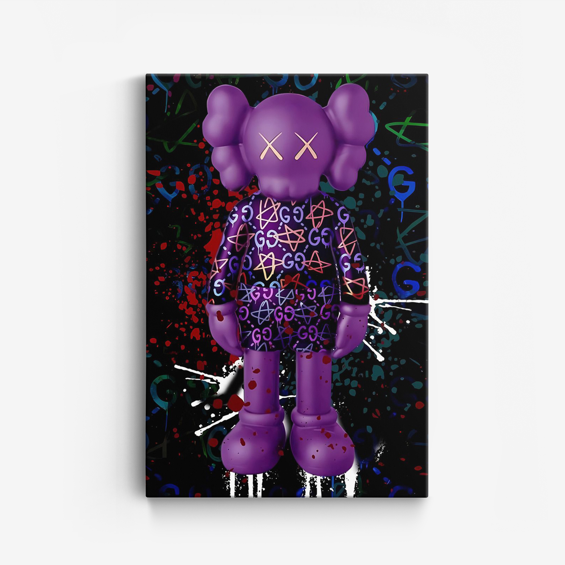 Canvas - Kaws Bear