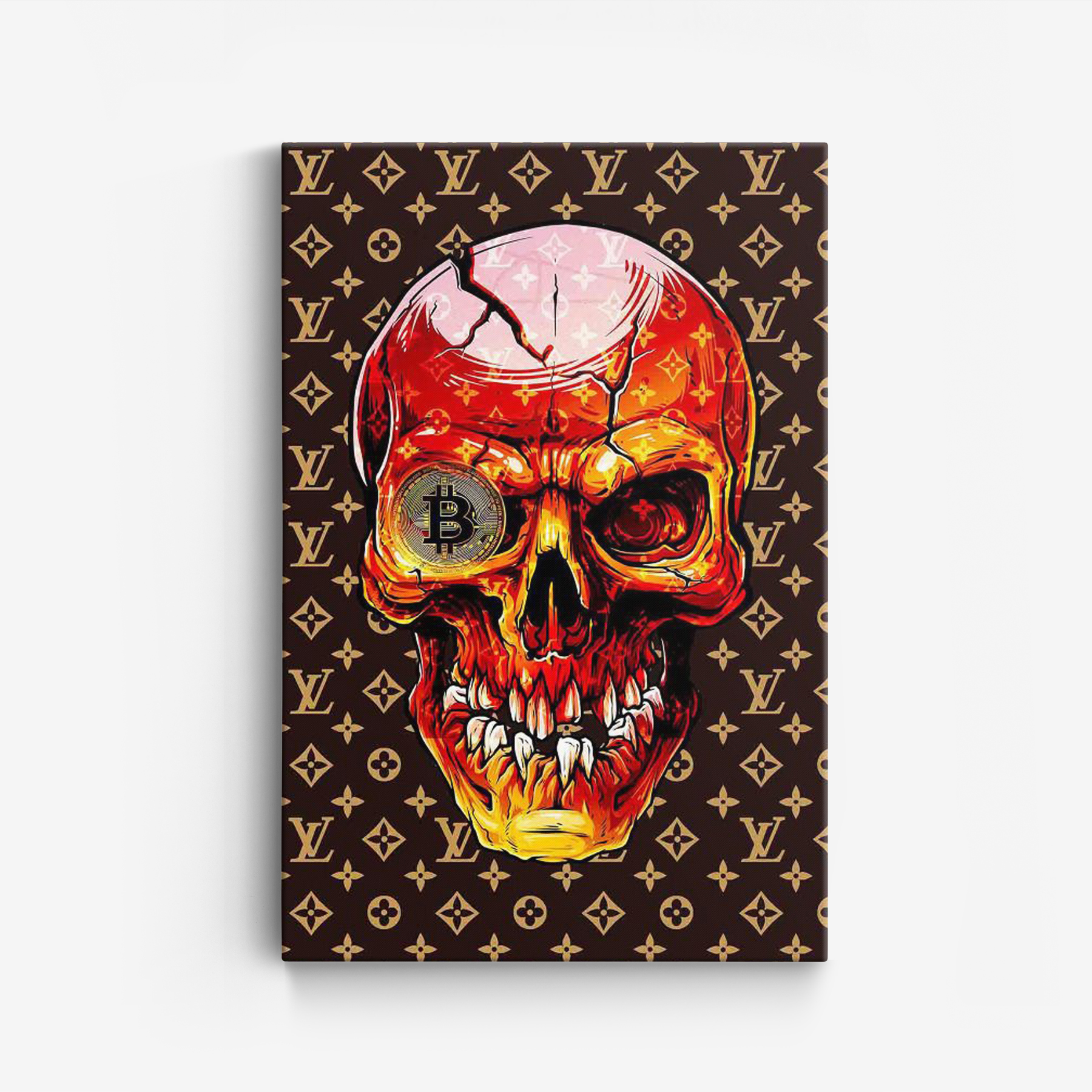 Canvas - Dödskalledesign