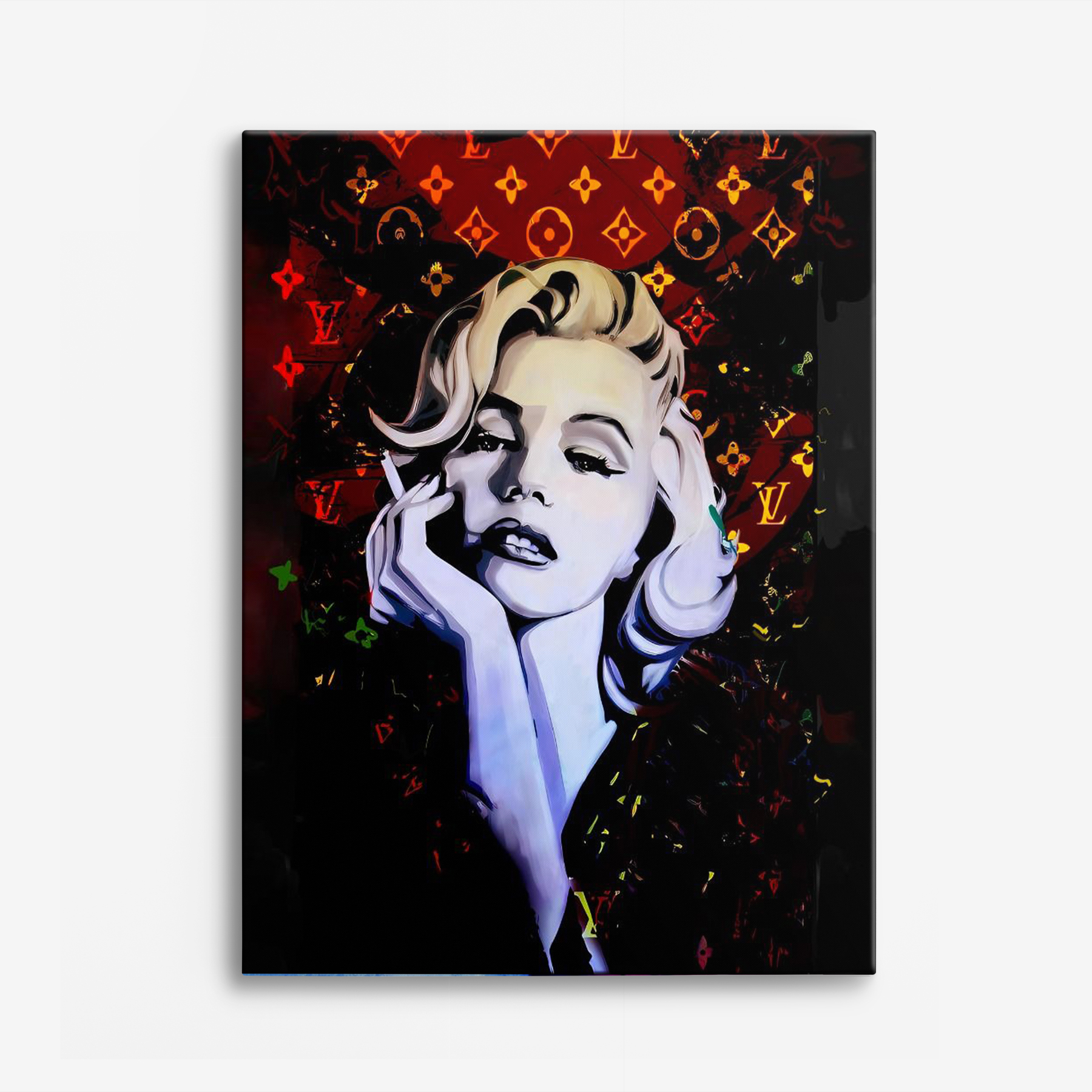 Canvas - Marilyn Monroe i svart
