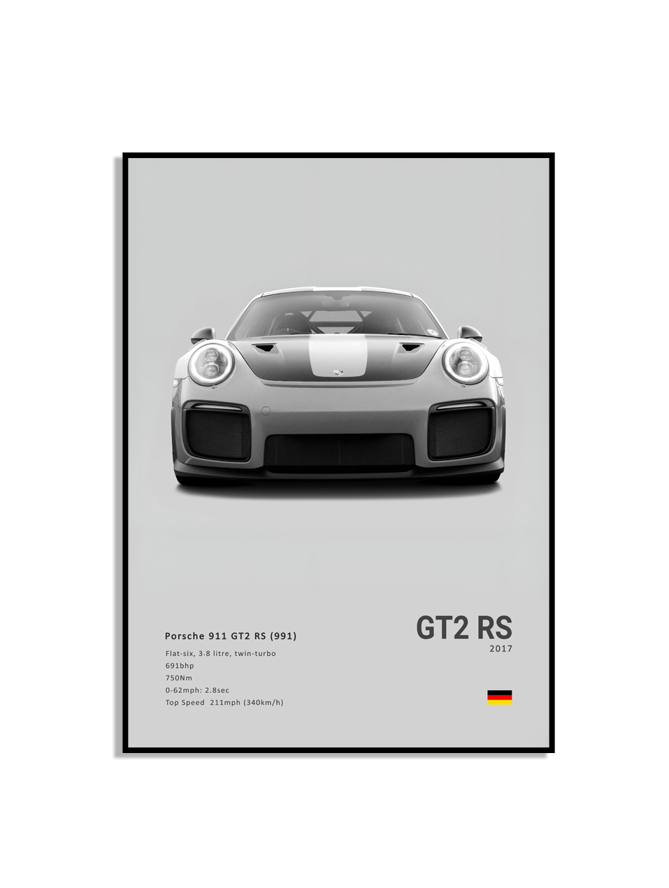 Affisch – Lyxig sportbil / GT2 RS