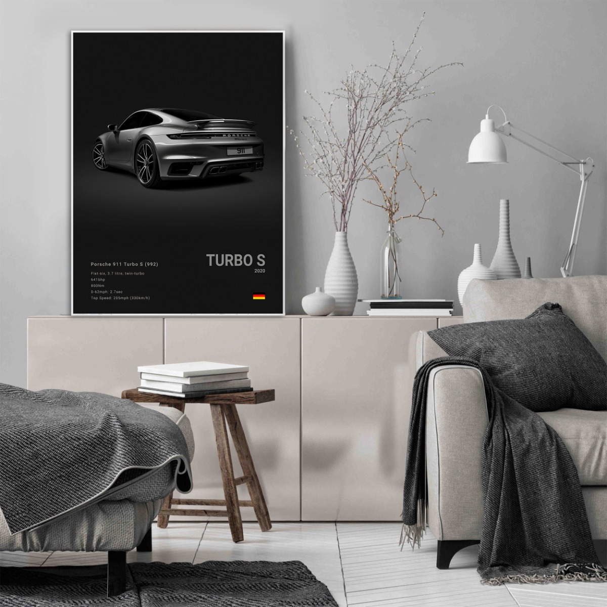 Affisch – Lyxig sportbil / TURBO S