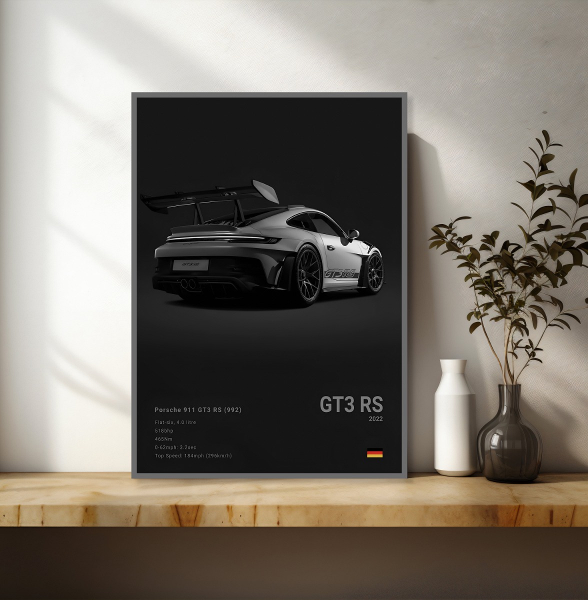 Affisch – Porsche 911 GT3 RS (992) / GT3 RS 2022 / 02