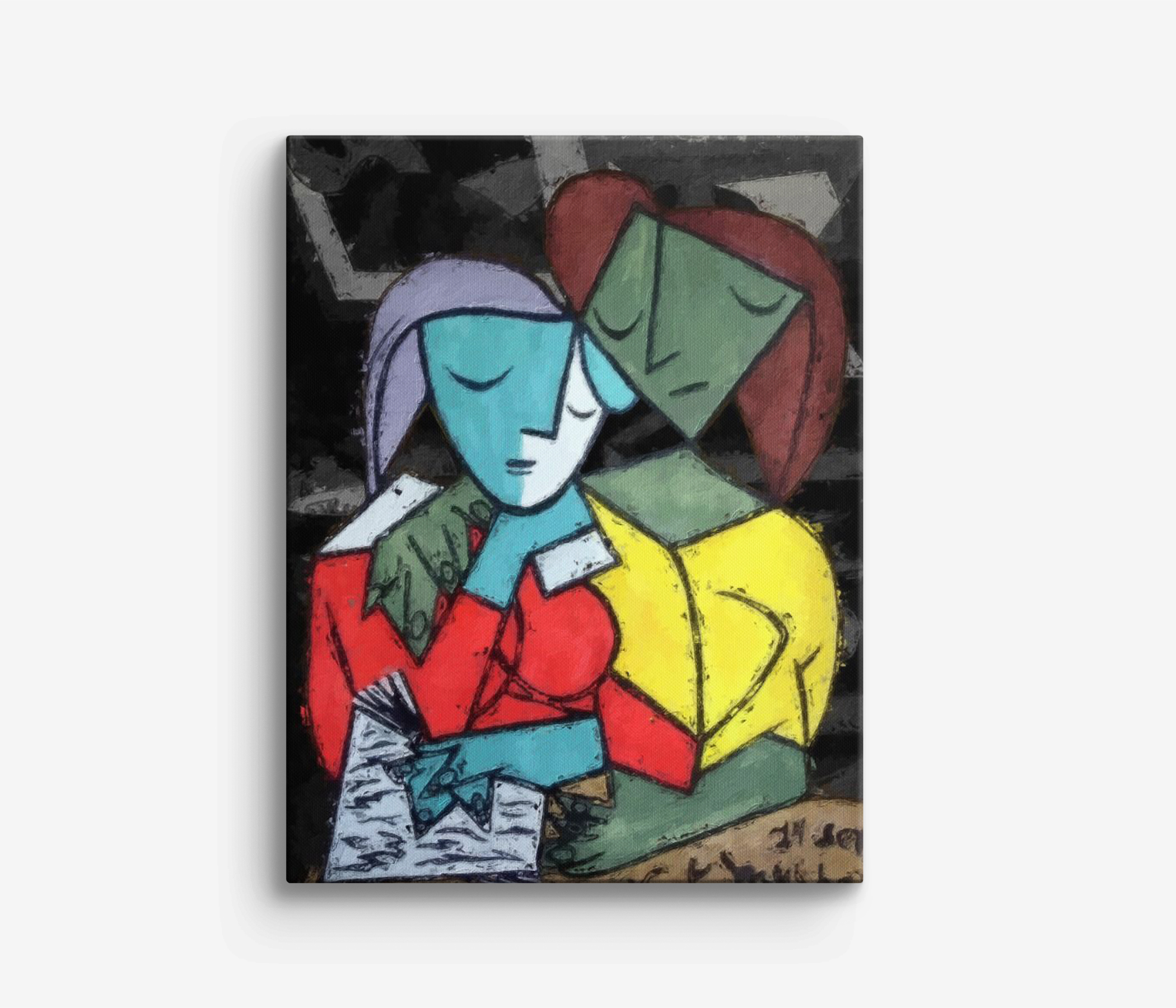 Canvas - Picasso’s / HAATTI Två flickor läser
