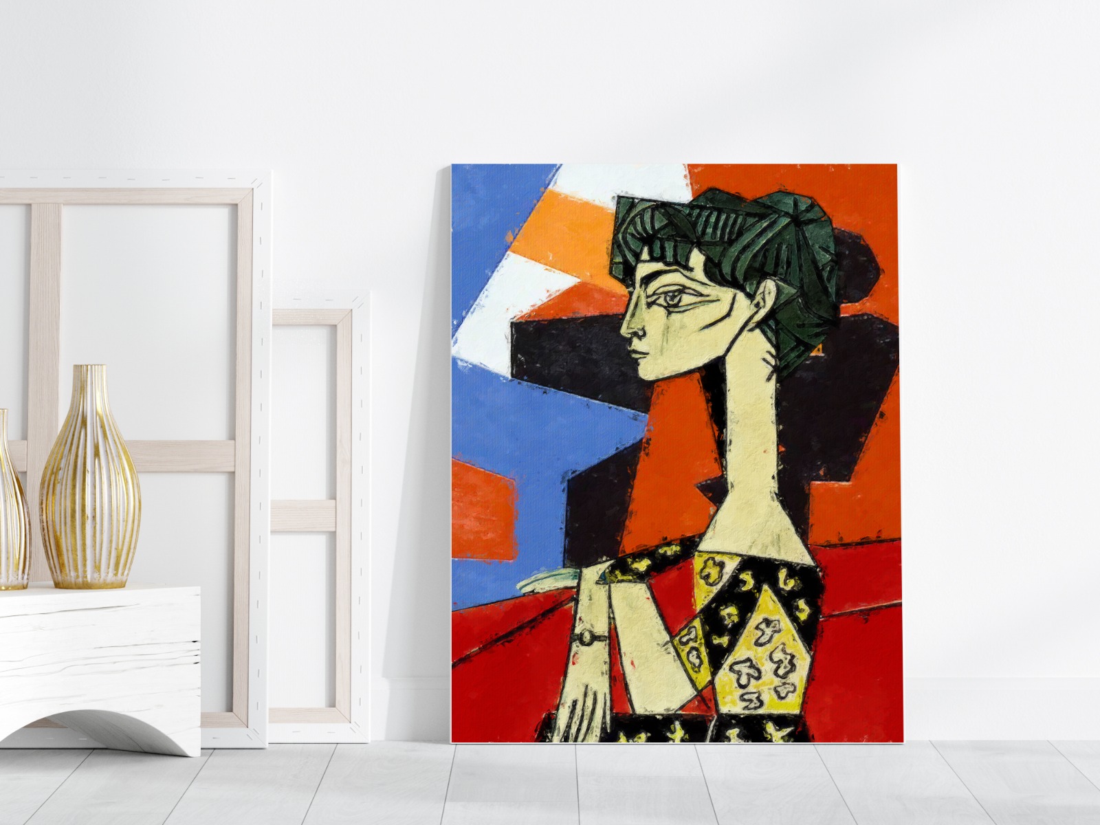 Canvas - Picasso's Konst / Porträtt av kvinnor / Jacqueline Roque