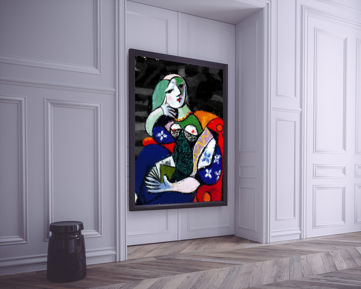 Affisch – Picasso's Konst / Kvinnor med en bok