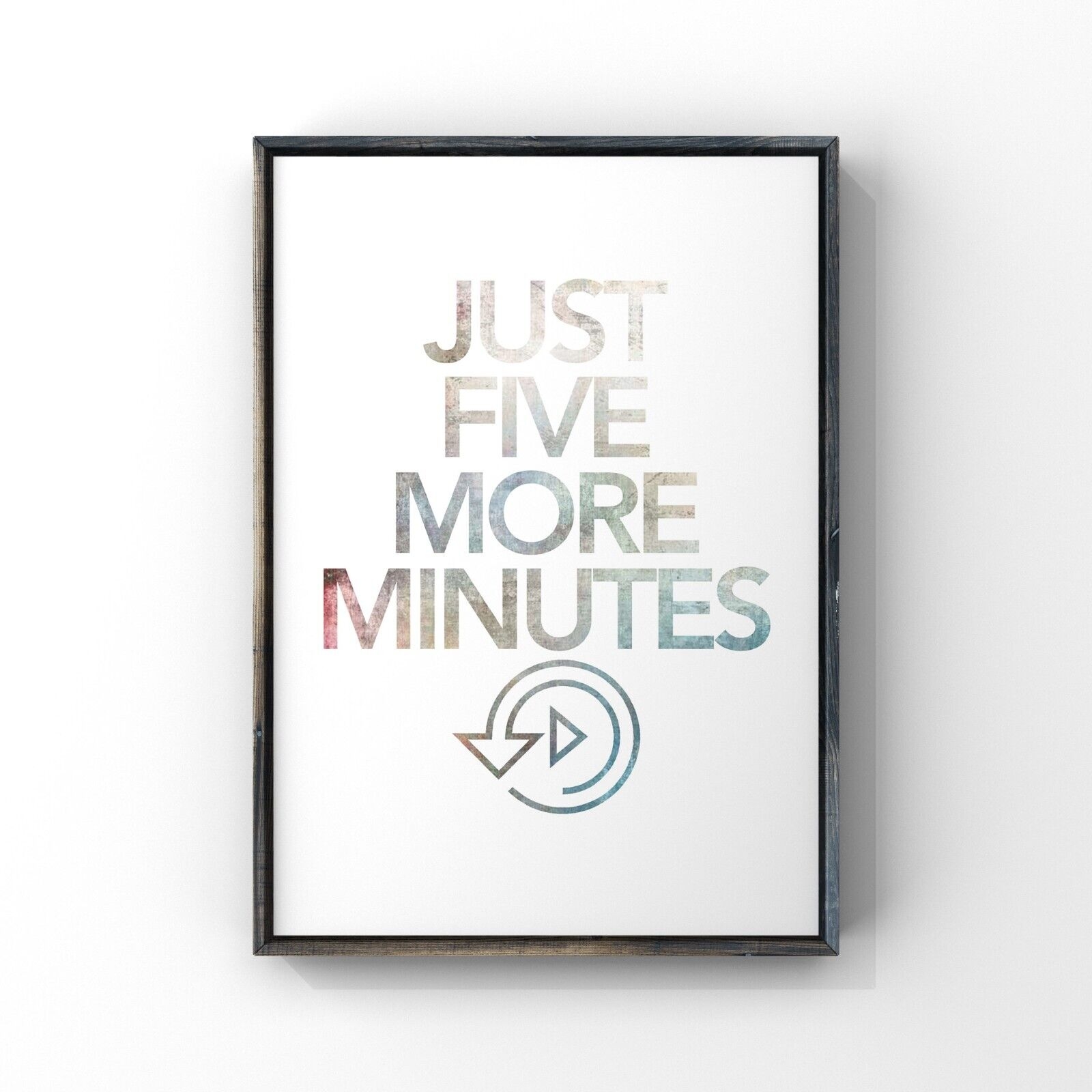 Affisch - Spel / Just Five more Minutes