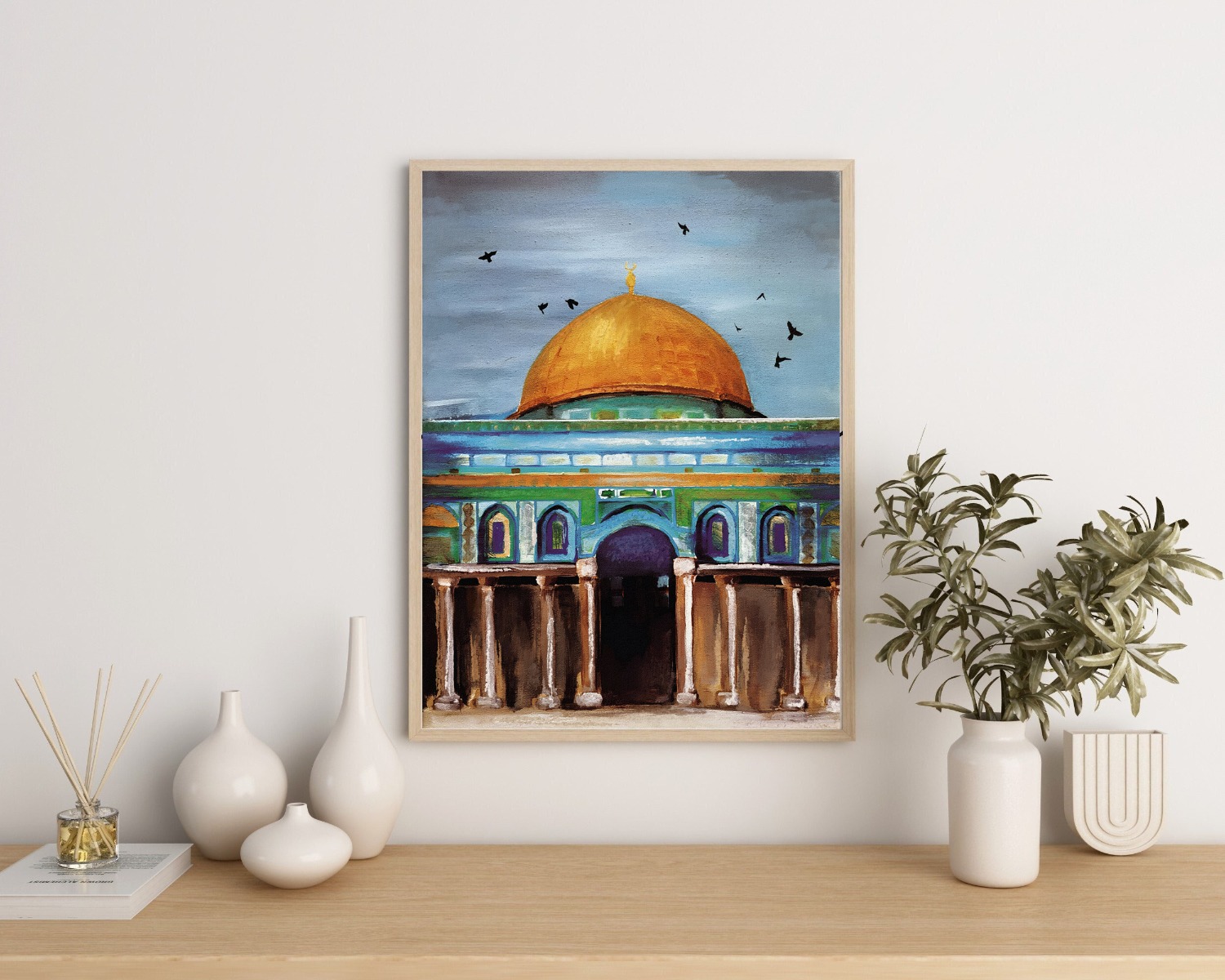 Affisch - Islamisk / Al Aqsa-moskén / 01