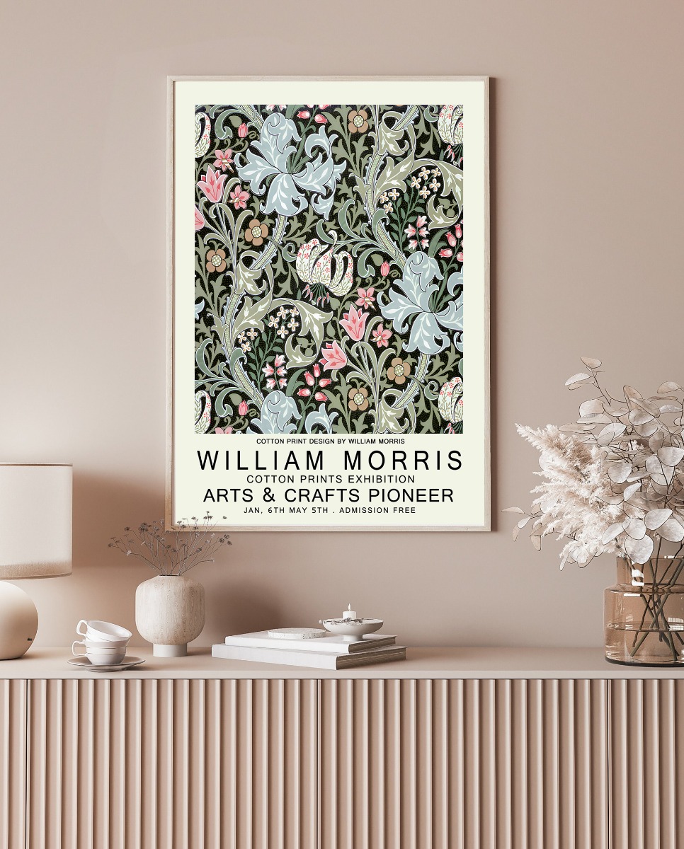 Affisch – WILLIAM MORRIS / ARTS & CRAFTS PIONEER