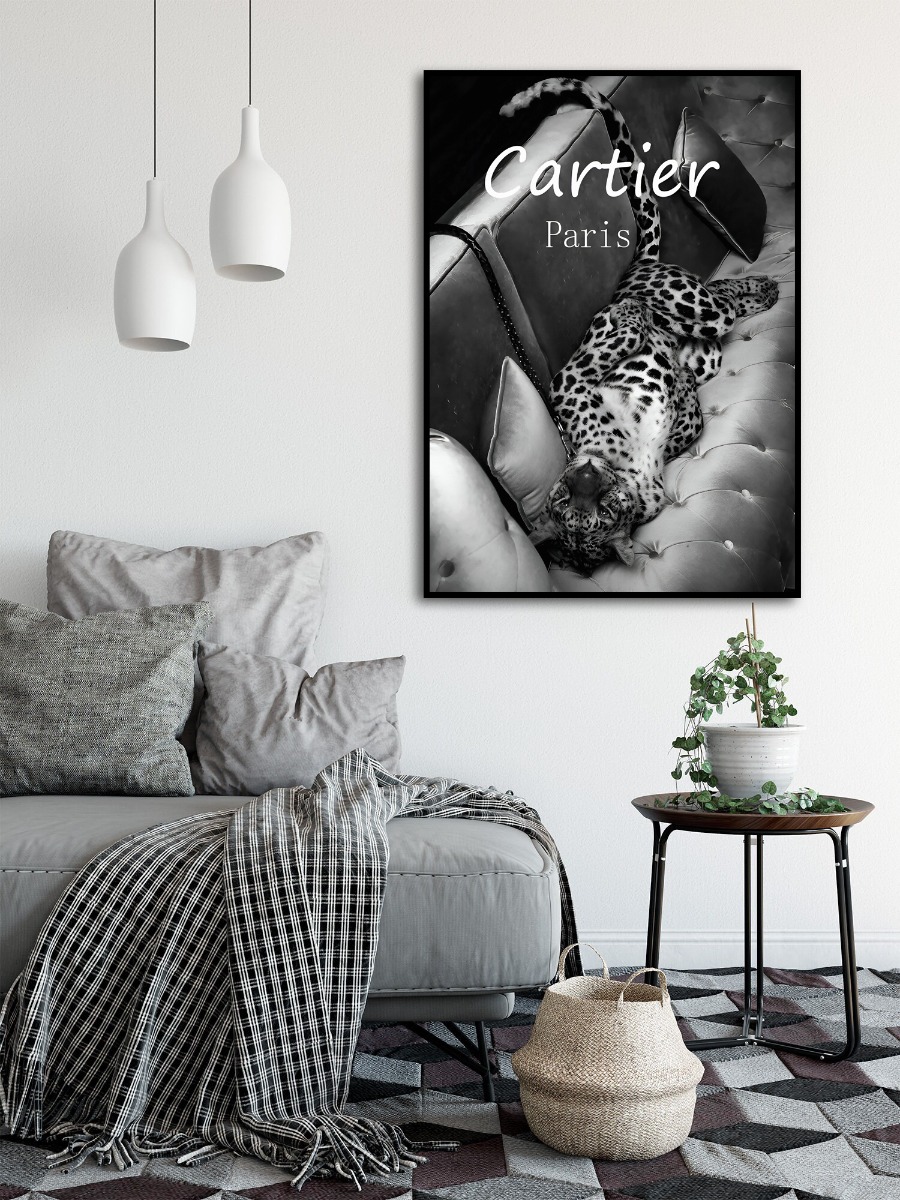 Affisch – Modets Vilda Sida / Cartier Paris