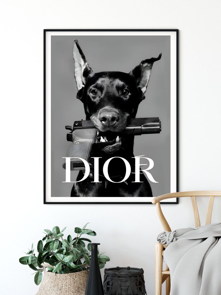 Affisch – Modets Vilda Sida / DIOR