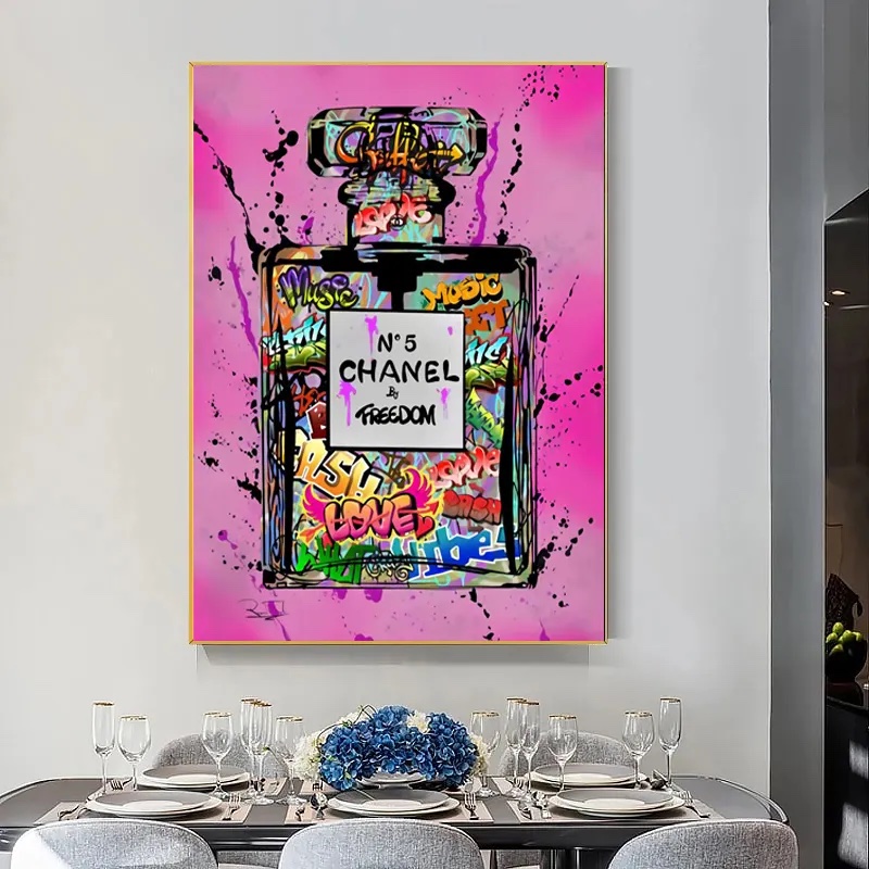Affisch – Graffitikonst / N°5 CHANEL by Freedom