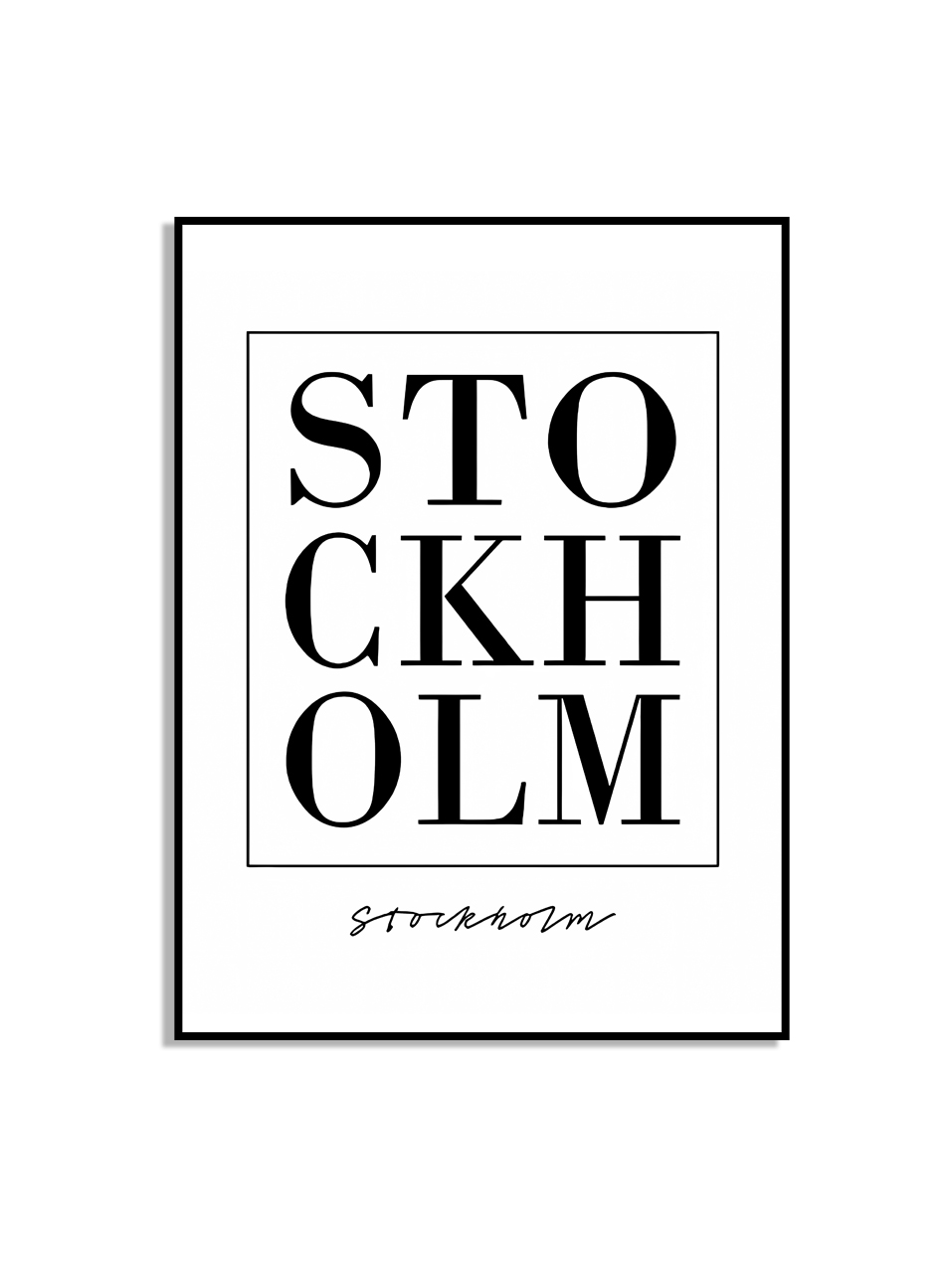 Affisch – STOCKHOLM