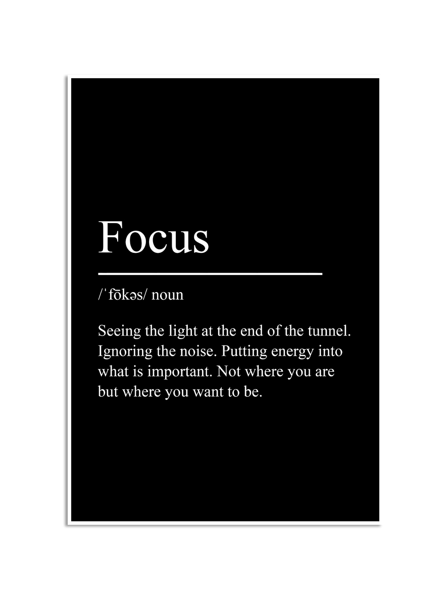 Affisch – Focus