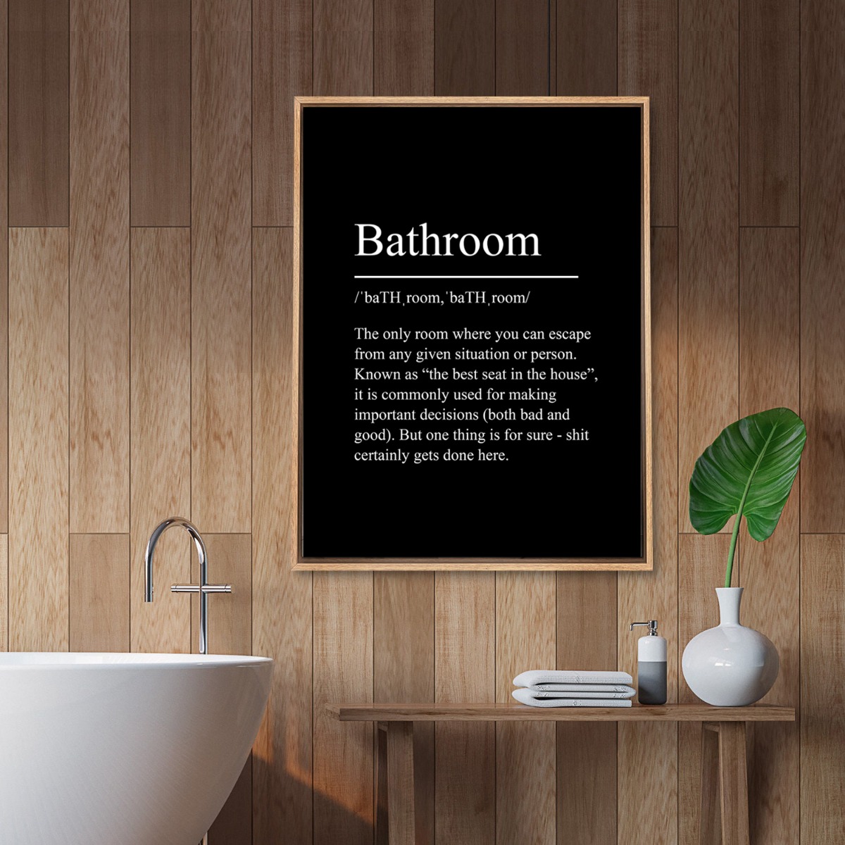 Affisch – Bathroom