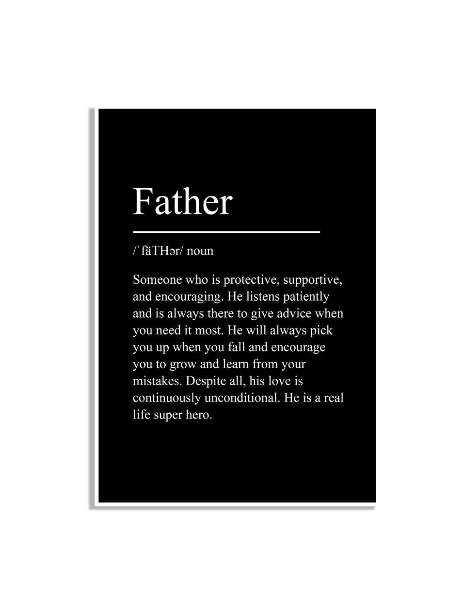 Affisch – Father