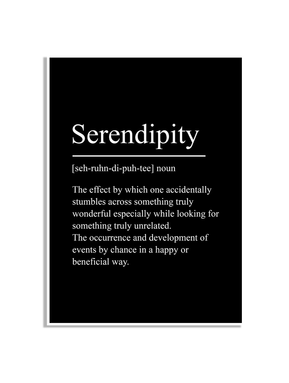 Affisch – Serendipity