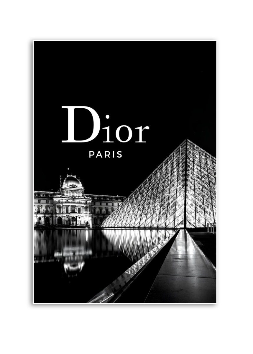 Affisch – En Resa Genom Högmodet / Dior