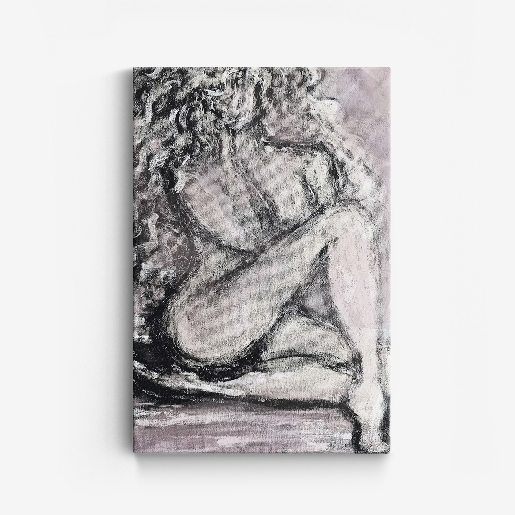 Canvas - My inner thoughts / Svart och vitt