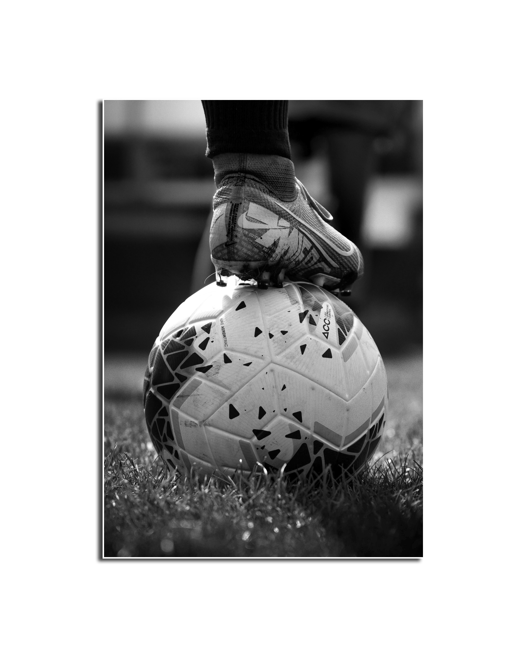 Fotboll Fokuserad Affisch