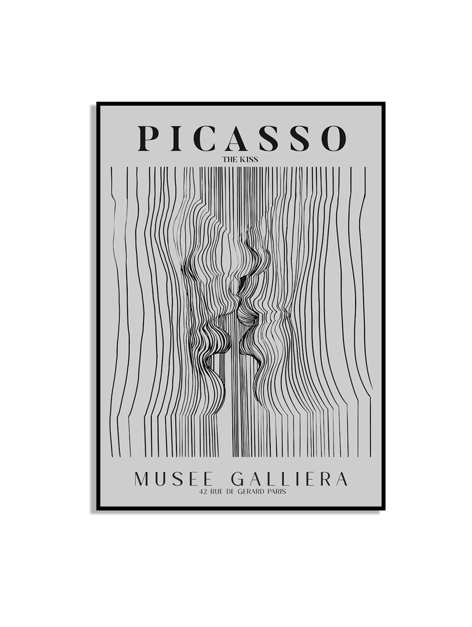 Picasso Kyssen Konstaffisch