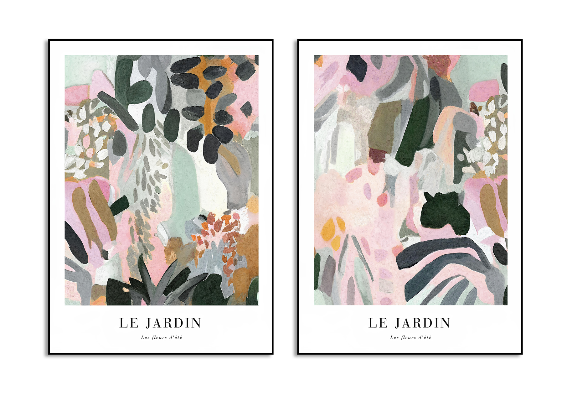 Le Jardin set om 2 affischer