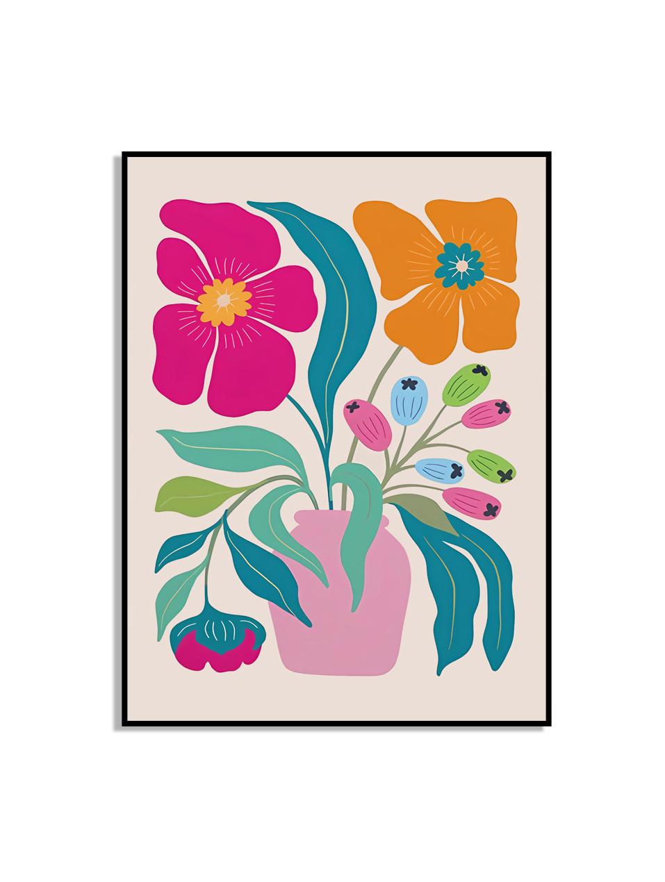Blomvas Poster