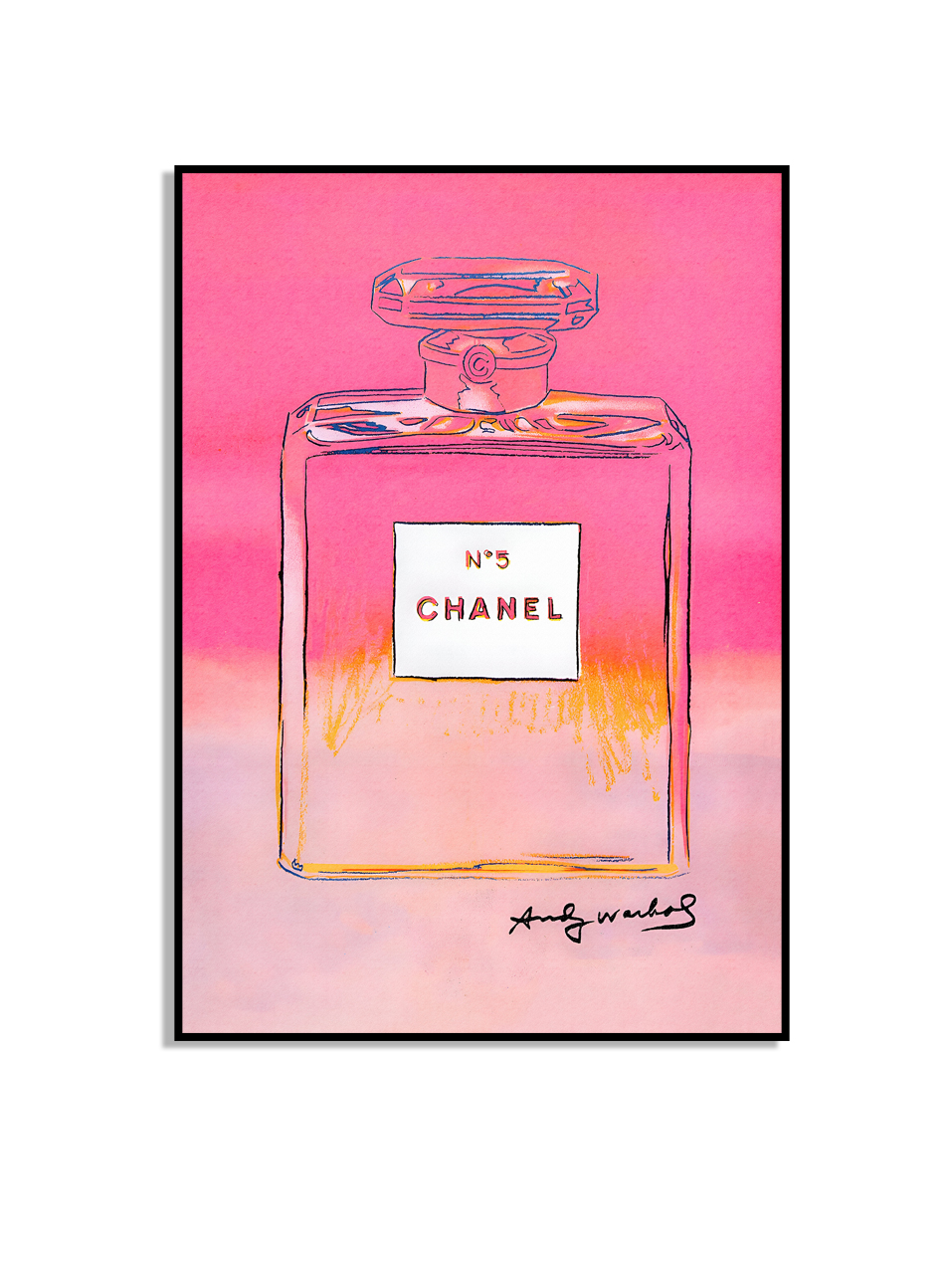 Chanel nr 5-affisch av Andy Warhol