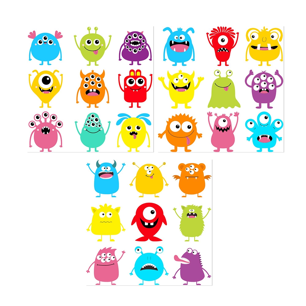 VÄGGDEKOR  -  Mini monster