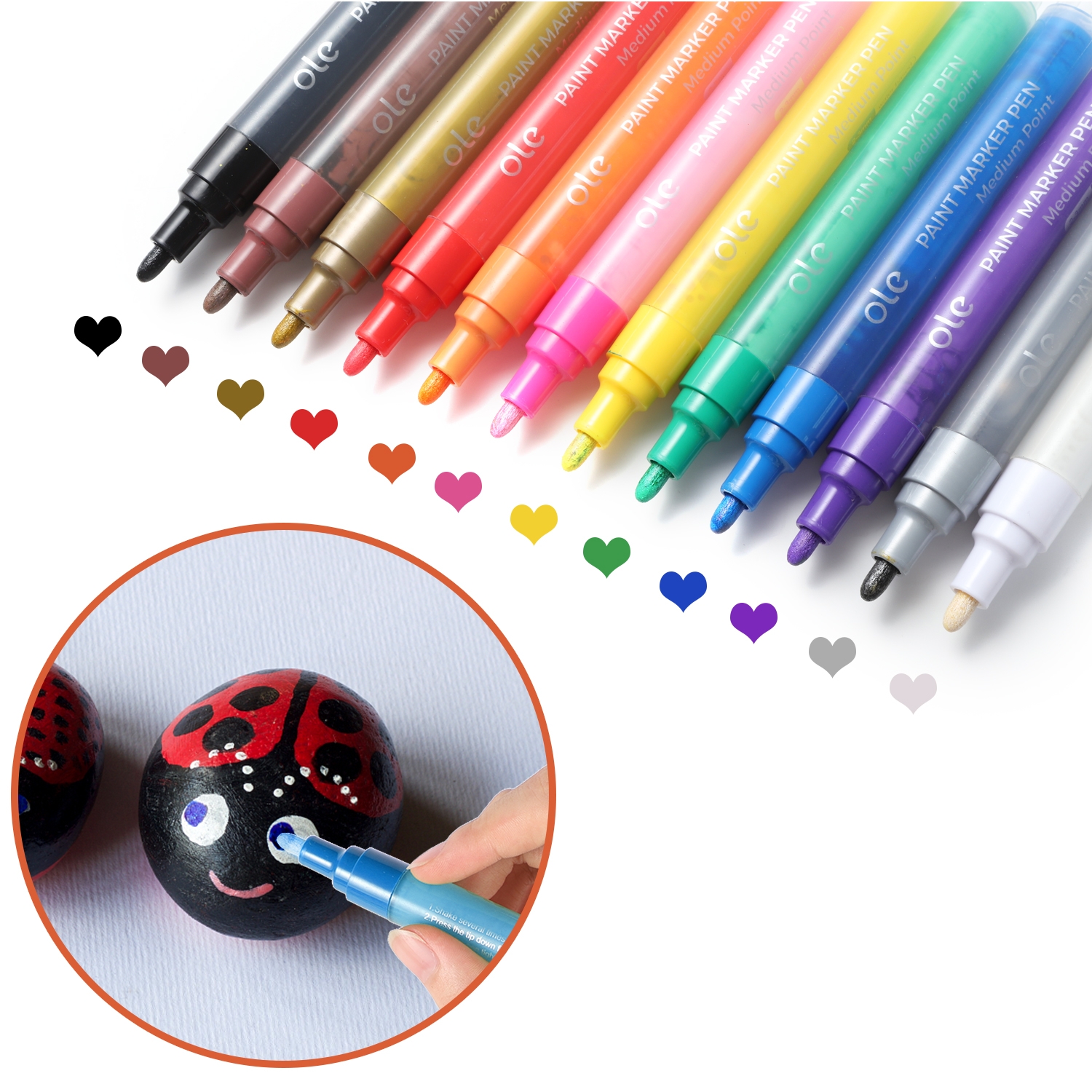 Premium Akryl Marker 12 st