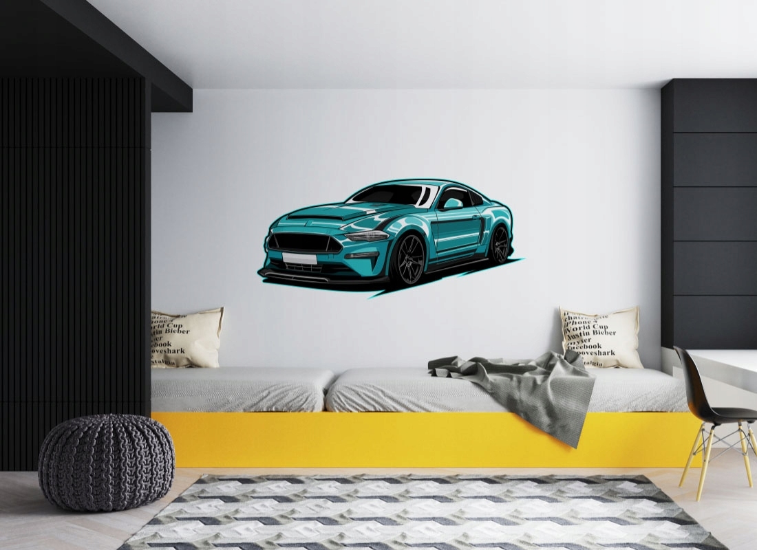 Väggdekal - Ford Mustang
