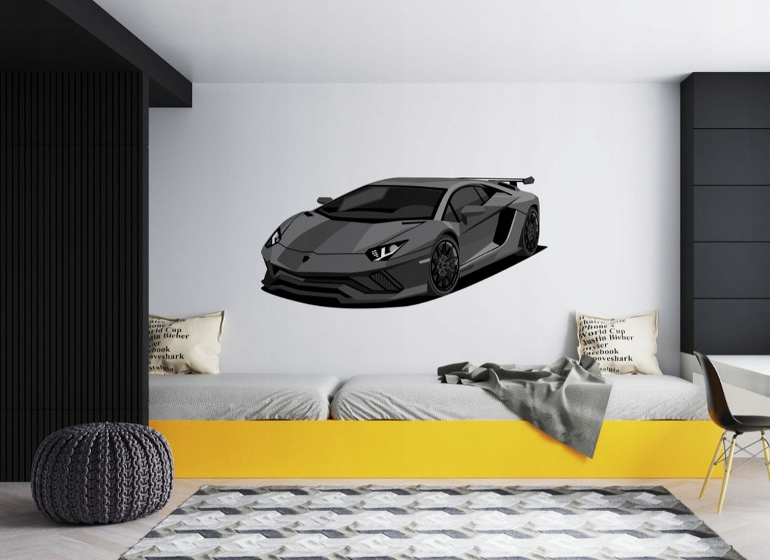 Väggdekal - Lamborghini Sportbil