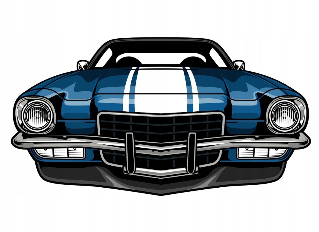 Väggdekal - Retro Cadillac