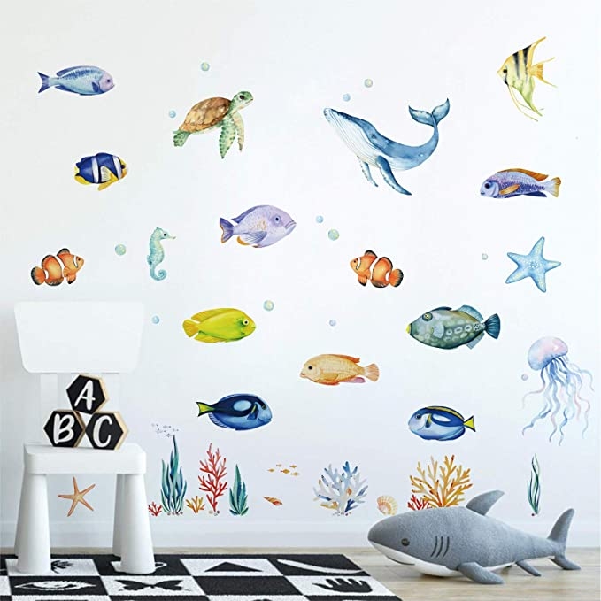Väggdekal - Under havet