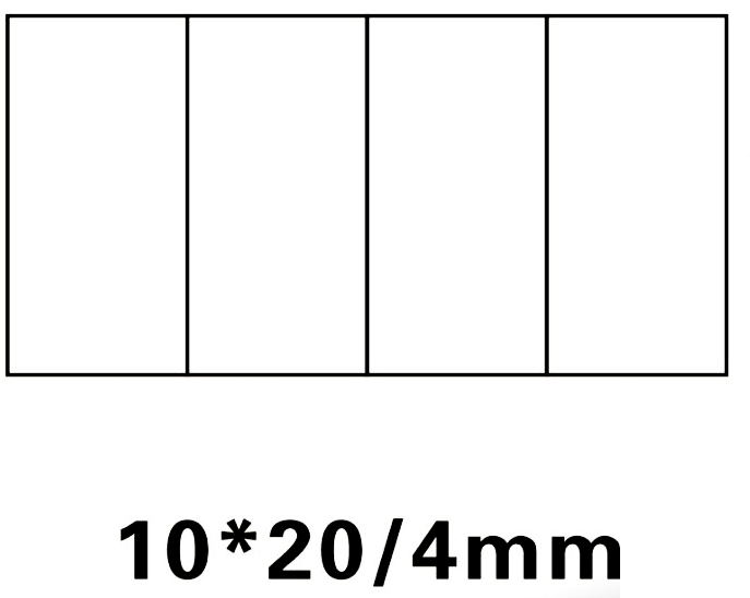 NIIMBOT Etikett för B21 / 10x20 mm, 300 st