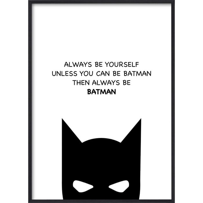Poster - Batman Barnmotiv / Plattpackad