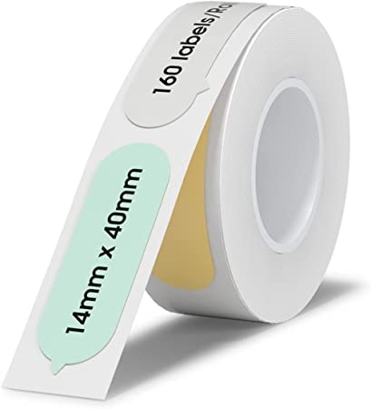 NIIMBOT Etiketter Klistermärken D-serien 14 x 40 mm / 160 st / Bubble-B