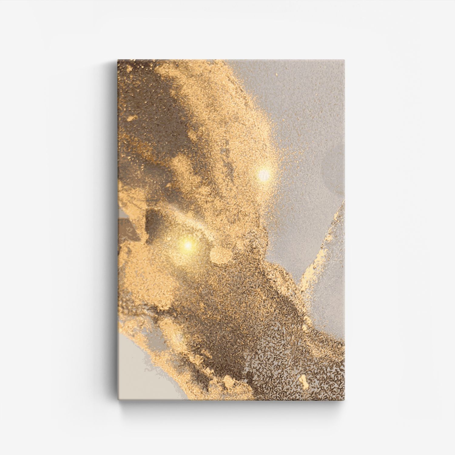 Abstrakt Guldkonst Canvas