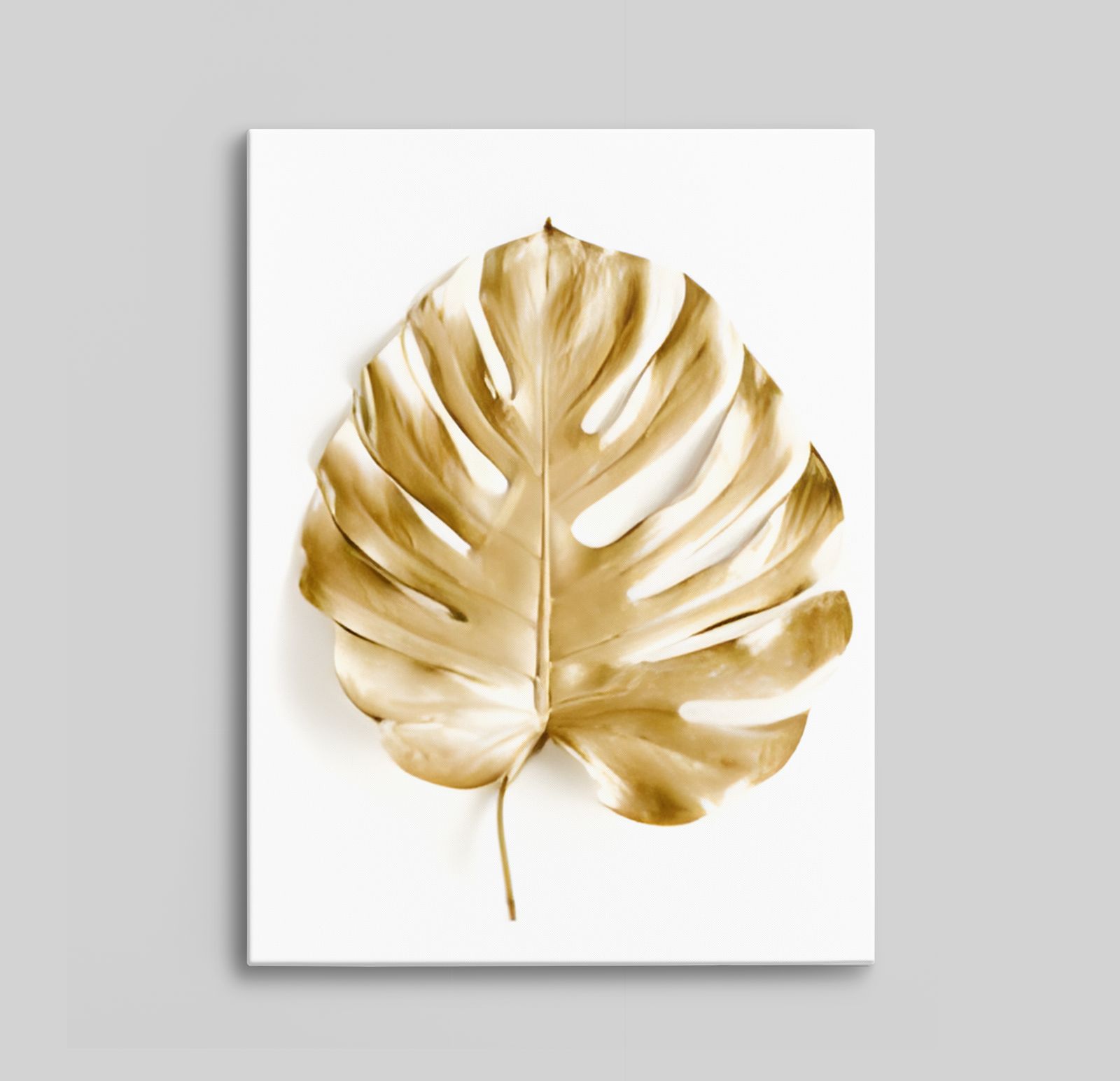 Guldblad Canvas Konst