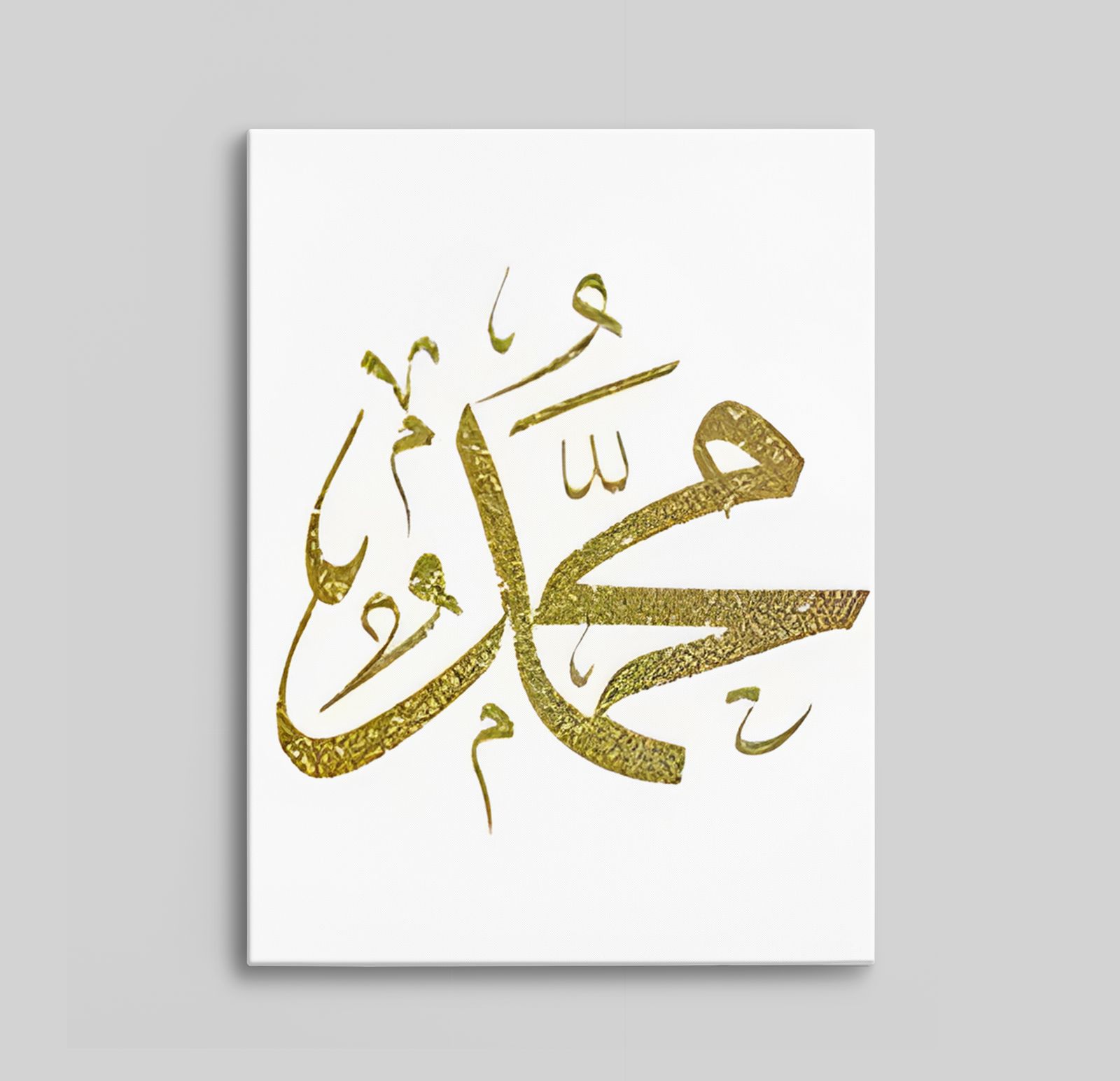 Calligraphy Gold Canvas