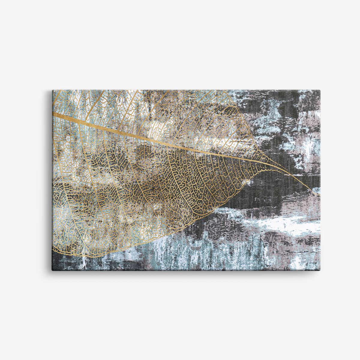 Abstrakt Bladmålning på Canvas