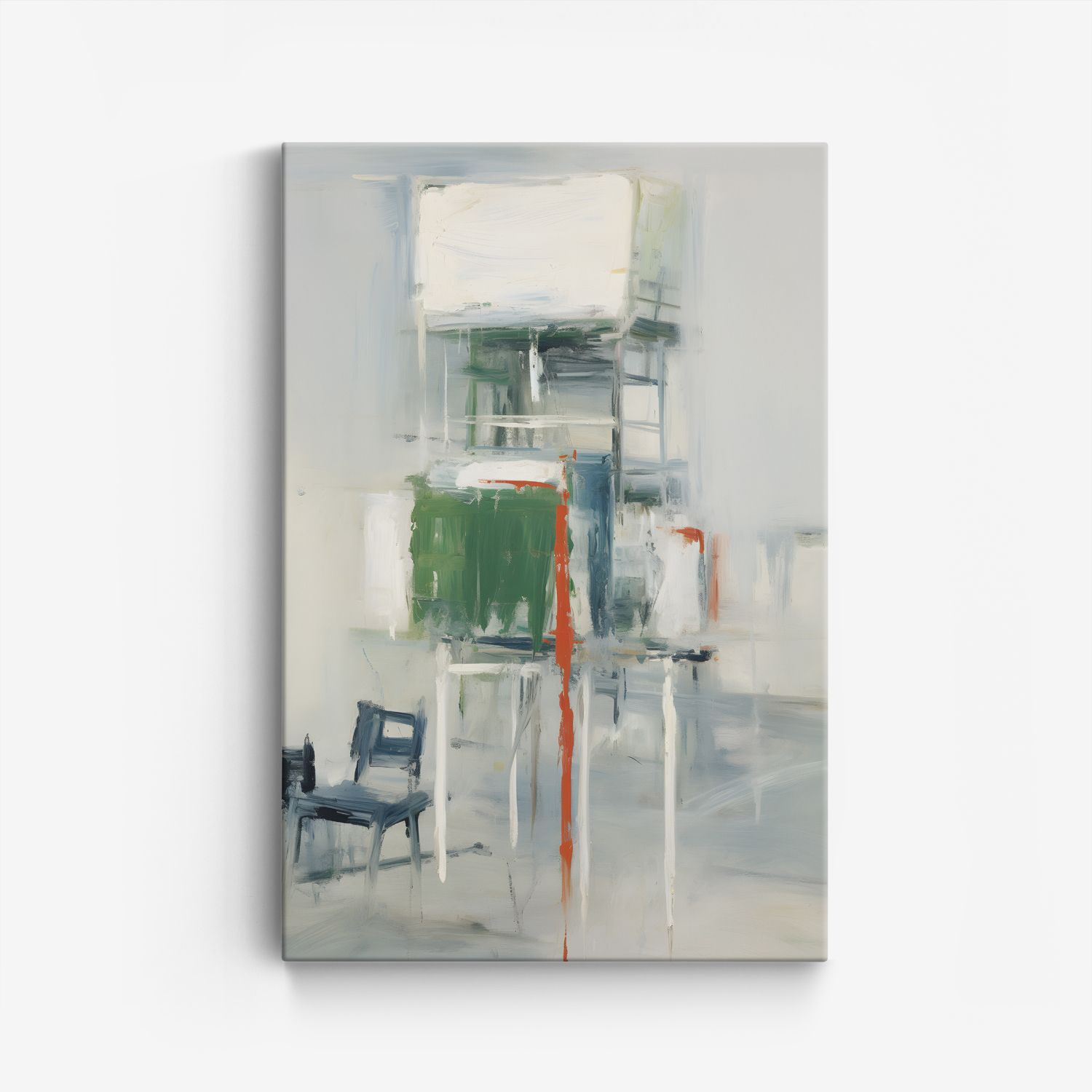 Abstrakt Canvas Konst - Enstaka