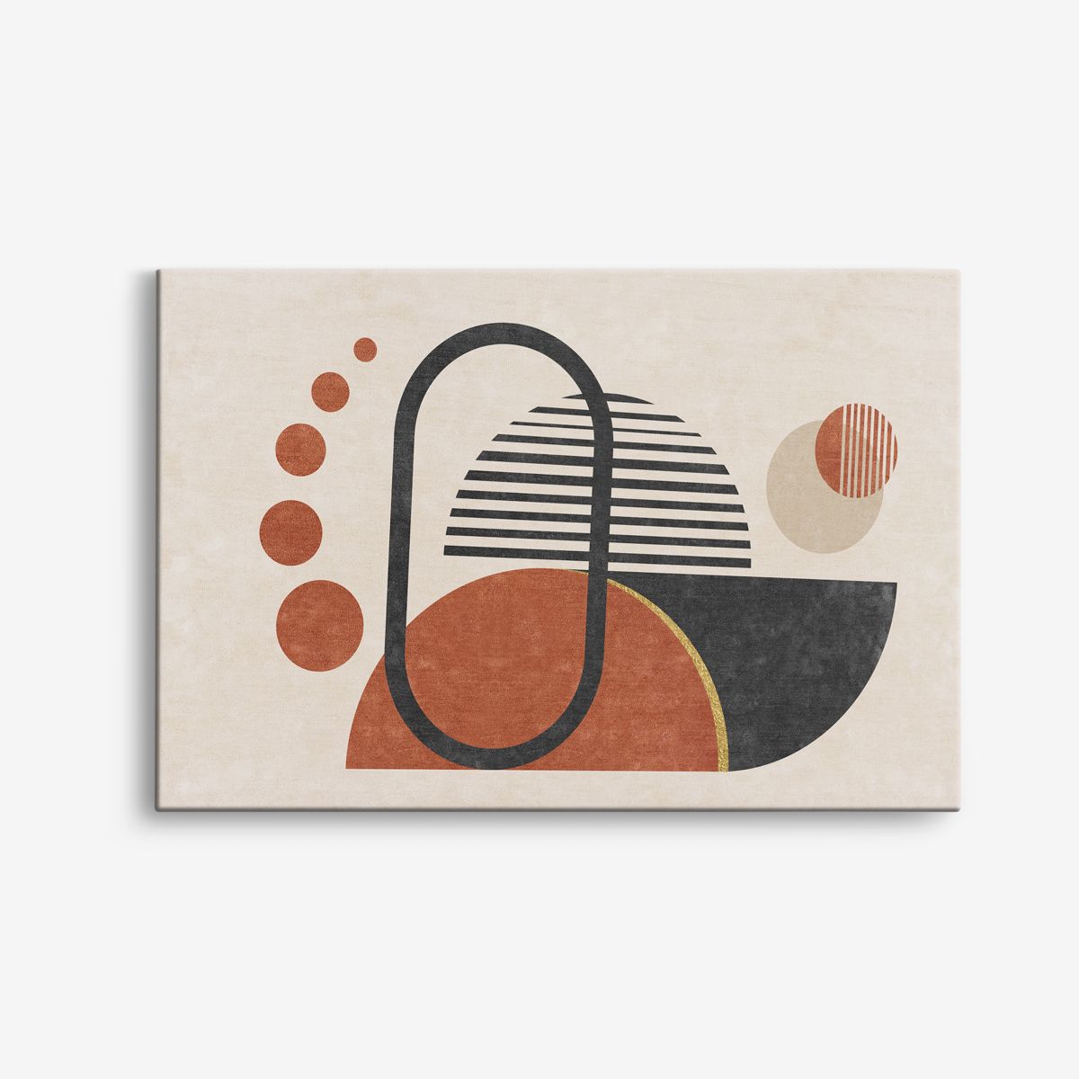 Abstrakt Geometrisk Canvas