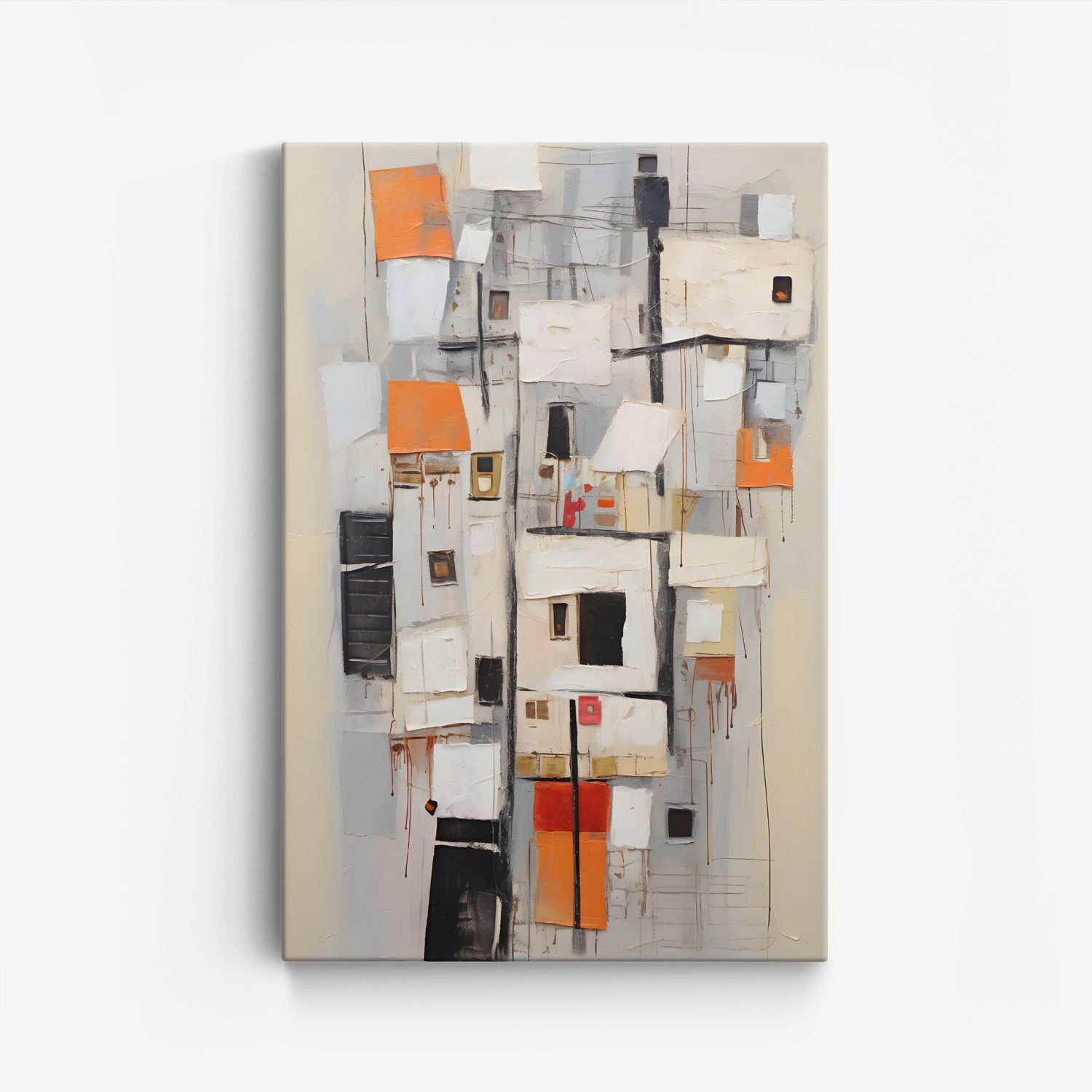 Abstrakt Canvas Konst - Enkelt